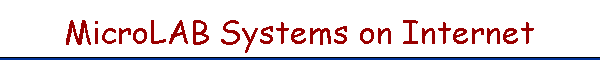 MicroLAB Systems on Internet