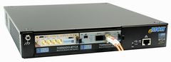 TORNADO-mMTCA� modular DSP mini system with TORNADO-A6678/FMC� AMC-module, FMC A/D mezzanine module,  and &nbsp;T/AX-DSFPX network AMC-modules in 2-slot MicroTCA� mini-chassis with passive backplane